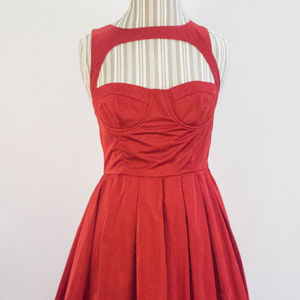 BB Dakota Kassia red party dress size 6